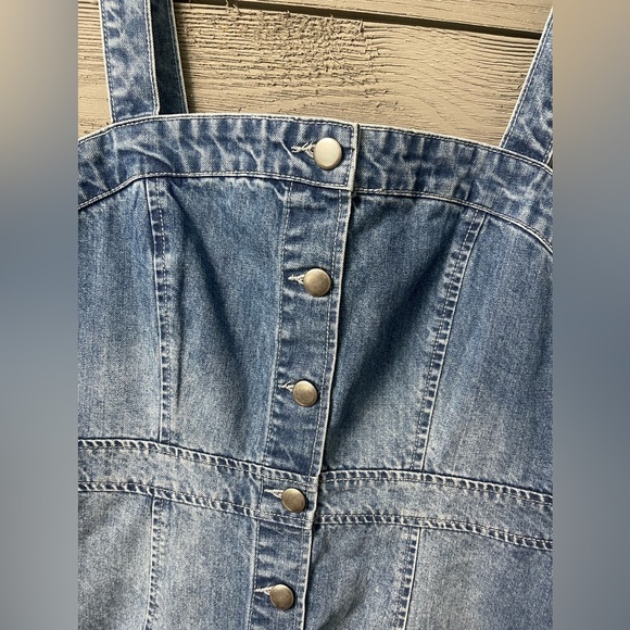 NWT BB Dakota Selena Medium Denim Jean Summer Dress Sz 10 - Picture 2 of 6